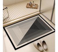 AHTCPO Tappetino da Bagno in Terra di Diatomee, Ad Asciugatura Rapida, Antiscivolo Sottile Assorbente e Facile da Pulire, per Bagno Cucina(Color 1,40 * 60cm)
