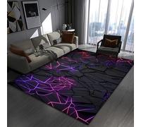 AHTCPO Tappeto Geometrico con Illusione Ottica 3D, per Soggiorno, Camera da Letto Ufficio Cucina, Lavabile Lavatrice, Morbido Antiscivolo(Color 10,180 * 260cm)