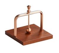 AHUAN Caffetteria Retrò da Appoggio Portatovaglioli da Tavola, Legno Porta Tovaglioli da Tavolo Pensione Dormitorio, Bar Decorazione Della Casa Conservazione di Cartoline(Brass)