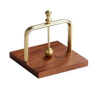 AHUAN Caffetteria Retrò da Appoggio Portatovaglioli da Tavola, Legno Porta Tovaglioli da Tavolo Pensione Dormitorio, Bar Decorazione Della Casa Conservazione di Cartoline(Gold)