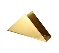 AHUAN Portatovaglioli da Tavola Acciaio Inossidabile Verticale, Negozio Biglietti da Visita Banconote Porta Tovaglioli da Tavolo Appartamenti, Dormitori Campeggio(Gold,B)