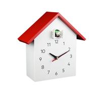 AHUFGN Orologio da parete a cucù per casa soggiorno orologio ufficio e casa decorazione regalo per bambini orologio da appendere (rosso)