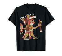 Ahuiateteo Azteco Dio Maya Inca Toltec Maglietta
