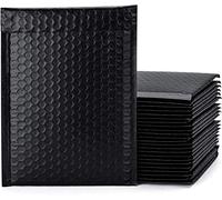 Ahuntter, Confezione da 30 buste a bolle d’aria in polietilene, colore nero, 216 x 281 mm, imbottite con pluriball, autosigillanti, per imballaggi, spedizioni e invii per posta