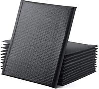 Ahuntter, Confezione da 30 buste a bolle d’aria in polietilene, formato A4, colore nero, 254 x 330 mm, imbottite con pluriball, autosigillanti, per imballaggi, spedizioni e invii per posta