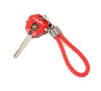 AHUTCYK custodia protettiva per chiave moto Per Hon@&da Rebel CM1100 REBEL 1100 1100T DCT Accessori Moto CNC Caso Della Copertura Chiave Borsette Ricamo Distintivo Portachiavi(1 Set Red)