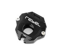 AHUTCYK custodia protettiva per chiave moto Per Hon@&da Rebel CM1100 REBEL 1100 1100T DCT Accessori Moto CNC Caso Della Copertura Chiave Borsette Ricamo Distintivo Portachiavi(Key cover Black)