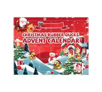 Ahuuen Calendario 'Avvento Di Paperelle | 24 Giorni Di Giocattoli Per Il Conto Alla Rovescia Natalizio,Regalini e Giocattoli Da Bagno per Decorazioni Festive,Attività Familiare Quotidiana Casa Festa