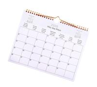 Ahuuen Calendario Da Parete 2025-2026, Calendario per il 2025 e 2026, Agenda Pianificatore Multilingue Organizzatore con Design Estetico per Insegnanti Bambini Famiglia Scuola e Pianificazione