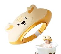Ahuuen Cappello da doccia per baby shower, cappello da shampoo, regolabile, testa di shampoo, visore, protezione per le orecchie, per bambini e ragazze