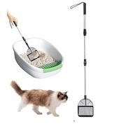 Ahuuen Coop Scoop - Paletta Per Lettiera Regolabile E Resistente | Accessori Per Animali Domestici Per Anatre Cani Capre Interni Parco Fattoria Scuderie Gabbie Pollai