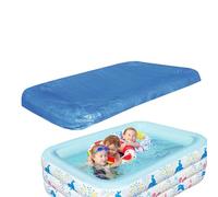 Ahuuen Copri Piscina | Coperta Piscina,Telo Piehevole Impermeabile Antipolvere per Idromassaggio con Cordino per Manutenzione Quotidiana Invernale Giardino Casa Bordo Vasca