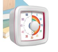 Ahuuen Cronometro Visivo Per Aule | Cronometro Meccanico A Conto Alla Rovescia | Orologio Didattico Silenzioso Gestione Cucina Studio Casa Ufficio
