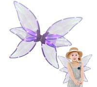 Ahuuen di fata scintillanti,luminose a LED da 6 pezzi - Costume da fata madrina di Halloween, luci delle Cosplay per la festa di Halloween Cosplay, di farfalla per bambini