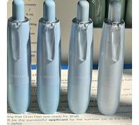 Ahuuen Penne Per Nastro Biadesivo | Stampa Adesiva Sulla Penna Per Colla | Penna A Pressione Stile Nastro Correttore Fronte-retro | Per Artigianato, Cartoline, Foto, Album, Diario | 4 Pezzi