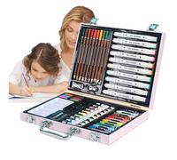 Ahuuen Set Colori per Bambini | Set Con Pastelli Per Disegno Per Adolescenti,Materiali Didattici per Creatività, Colori Vivaci per Ispirazione Artistica, Viaggi, Estivi e Attività Ricreative