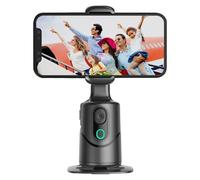 Ahuuen Stabilizzatore Telefono con Tracciamento AI Rotazione 360° | Stabilizzatore Vlogging per Cellulare - Riconoscimento Facciale Senza App per Avventure all'Aperto Social Media Vlogger