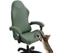 AHYBE Coprisedia Da Gaming Con Braccioli Fodera Per Sedia Da Ufficio Coprisedia Da Gioco Elasticizzata Sfoderabile E Lavabile, Copertura Per Sedia Da Gaming Per Sedia Da Computer Gioco (F)