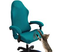 AHYBE Coprisedia Da Gaming Con Braccioli Fodera Per Sedia Da Ufficio Coprisedia Da Gioco Elasticizzata Sfoderabile E Lavabile, Copertura Per Sedia Da Gaming Per Sedia Da Computer Gioco (D)