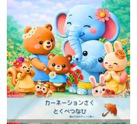 【AI絵本】【AI Storybook】カーネーションさく とくべつなひ（1歳2歳3歳4歳5歳6歳向け）子供向け 寝かしつけ絵本 やさしさ: 読み聞かせ絵本