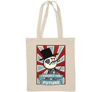 AI Artificial Intelligence I Predict The Future Like A Boss Borsa Tote in Cotone Naturale Bianco