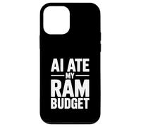 AI Ate My RAM Budget Divertente Computing Umorismo Custodia per iPhone 12 mini