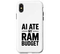 AI Ate My RAM Budget Divertente Computing Umorismo Custodia per iPhone X/XS