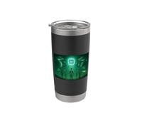 AI Controller Intelligenza Artificiale Futuro Regalo Bicchiere termico in acciaio inox doppia parete