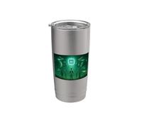 AI Controller Intelligenza Artificiale Futuro Regalo Bicchiere termico in acciaio inox doppia parete