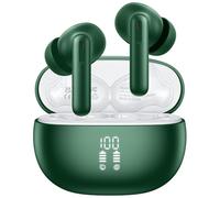 AI Cuffie Traduzione, 3-in-1 Bluetooth 5.4 Traduttore Istantaneo Vocale con 164 Lingue/6 Modalità di Traduzione, 42 Ore Auricolari di Traduzione con ENC e APP, Cuffie Bluetooth per Affari Verde