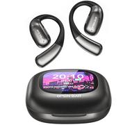 AI Cuffie Traduzione con schermo LCD, 3-in-1 Open Ear Auricolari Traduttore Simultaneo con 135 lingue/8 modalità, 60h autonomia, Bluetooth 5.4, App gratuita, IPX5 impermeabili, per Viaggi e Affari