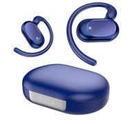 AI Cuffie Traduzione Simultanea, 4-in-1 Auricolari Traduttori Istantanei con 164 Lingue e 7 Modalità, Bluetooth 5.4 Open Ear con ENC, Codice Autorizz Permanente, IPX7 per Viaggi, Studio e Affari, Blu