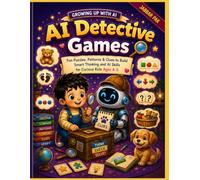 AI Detective Games: Fun AI-Powered Puzzles, Patterns, Clues & Critical Thinking Adventures for Kids Ages 4-5