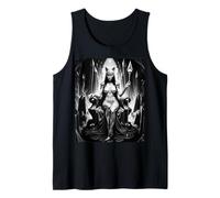 Ai Fantasy Art - Camicia AI Girl "Strega" Fantasy Art B&W Canotta