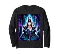 Ai Fantasy Art - Camicia AI Girl "Strega" Fantasy Art Maglia a Manica