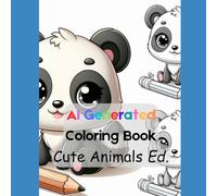 AI Generated Coloring Book Cute Animals Ed.