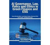 AI Governance, Law, Policy and Ethics in Green Finance and ESG (Tascabile)