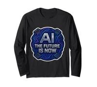 AI Il Futuro è Ora Enginner Specialist Lover User Tech Maglia a Manica