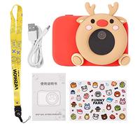 AI Learning Kids Camera con schermo 2,4 HD, video fotografico da 32 MP, riconoscimento degli oggetti e condivisione WiFi Batteria integrata, memoria da 32 GB, pronto per i
