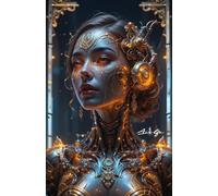 AI Life - Art Notebook "I FEEL, THEREFORE I AM" - 5.5 x 8.5 Inches, 0.19-In. Grid,140 P.