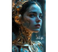 AI Life - Art Notebook "I KNOW, I AM HERE" - 5.5 x 8.5 Inches, 0.19-In. Grid, 140 P.
