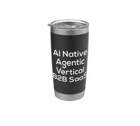 AI nativi, Agentic, Verticale, B2B SaaS - Start Up Vibes Bicchiere termico in acciaio inox doppia parete