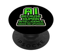 AI perché l'intelligenza artificiale ha bisogno di un aggiornamento divertente PopSockets PopGrip Adesivo