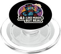 AI piace la magia ma il vero ingegnere dell'intelligenza artificiale scherzo PopSockets PopGrip per MagSafe