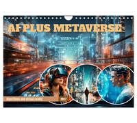 AI PLUS METAVERSE Algorithms and virtual reality (Wall Calendar 2027 DIN A4 land
