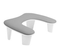 ai polsi delle unghie, Cuscino portatile in PU con supporto inclinabile rimovibile for bracciolo for unghie a due mani multicolore(Gray)