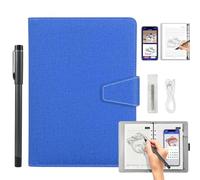 Ai-Powered Smart Writing Set, Ai Smart Digital Notebook with Pen, Smart Electronic Notebook, Digital Pen Real-Time Synchronization Digitization for iOS and Android for Office Note Drawing (Blue-C)