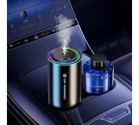 AI Profumatore Auto Diffusore con 50 ml di Profumo (Colonia), Elettrico Fragranze Deodorante, ON/Off Automatico, Nebulizzatore ad Ultrasuoni, 3 Modalità, Batteria Integrata, Durata di 5 Mesi BJ-577