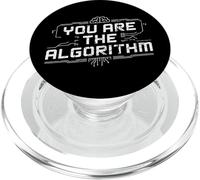 AI Programmer Coding Engineer Computer Tu sei l'algoritmo PopSockets PopGrip per MagSafe