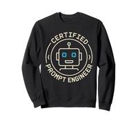 AI Prompt Ingegnere Coder Umorismo Tech Nerd Machine Learning Felpa